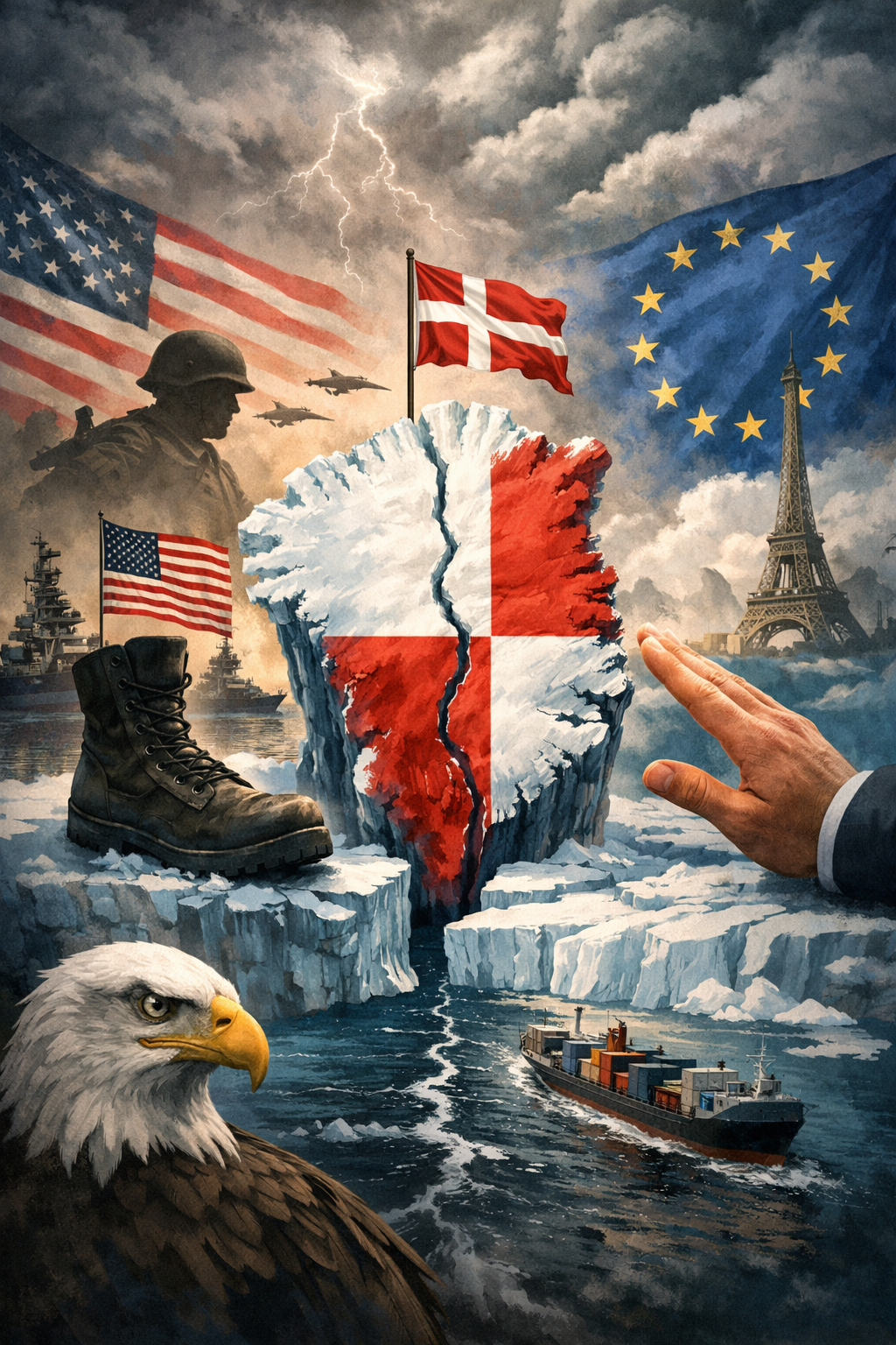 گرین لینڈ معاملہ:&nbsp; فرانس کا امریکہ کو انتباہ