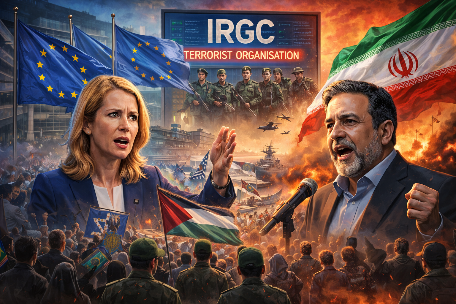 یورپی یونین کی IRGC کو دہشت گرد قرار دینے کی گونج، ایران کا سخت ردِعمل