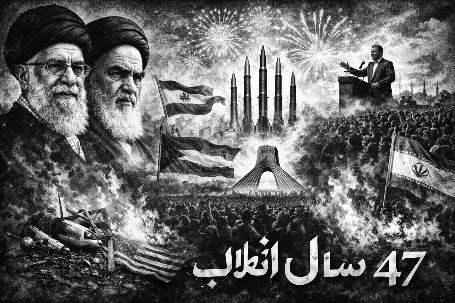 ایران میں اسلامی انقلاب کی 47ویں سالگرہ پر قومی ریلیاں اور جشن