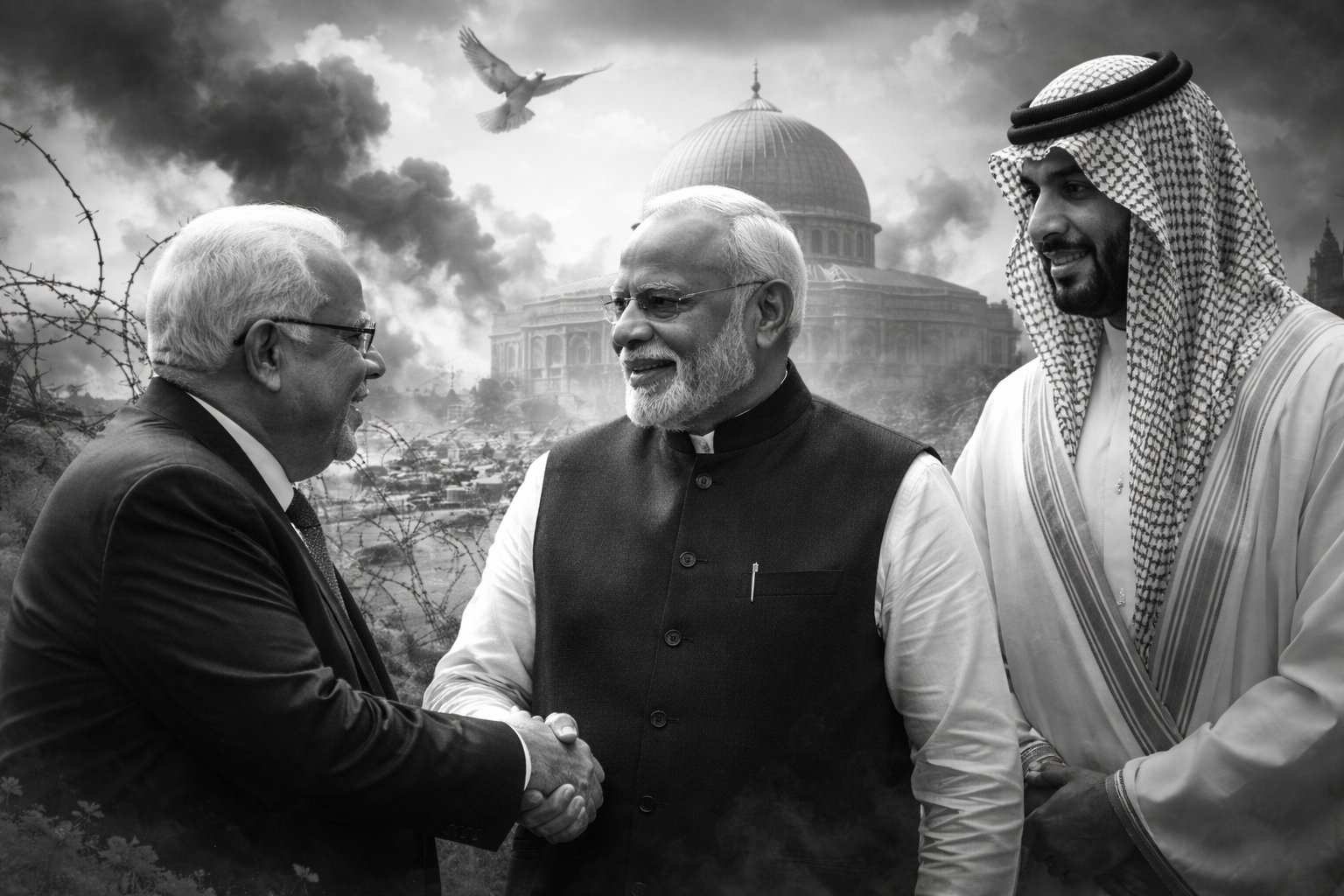 نئی دہلی سے غزہ تک امن کی صدا — بھارت، عرب دنیا اور فلسطین کے ساتھ کھڑا