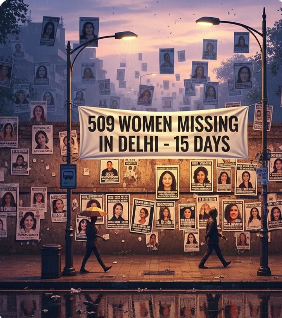 صرف پندرہ دنوں میں دارالحکومت دہلی میں 807 افراد لاپتہ