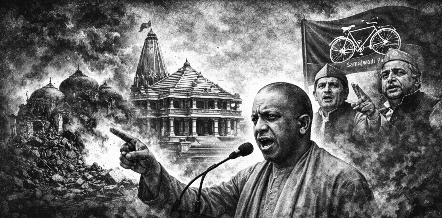 بابری ڈھانچہ کبھی واپس نہیں آئے گا — یوگی آدتیہ ناتھ کا بیان، سماجوادی پارٹی کا ردِعمل