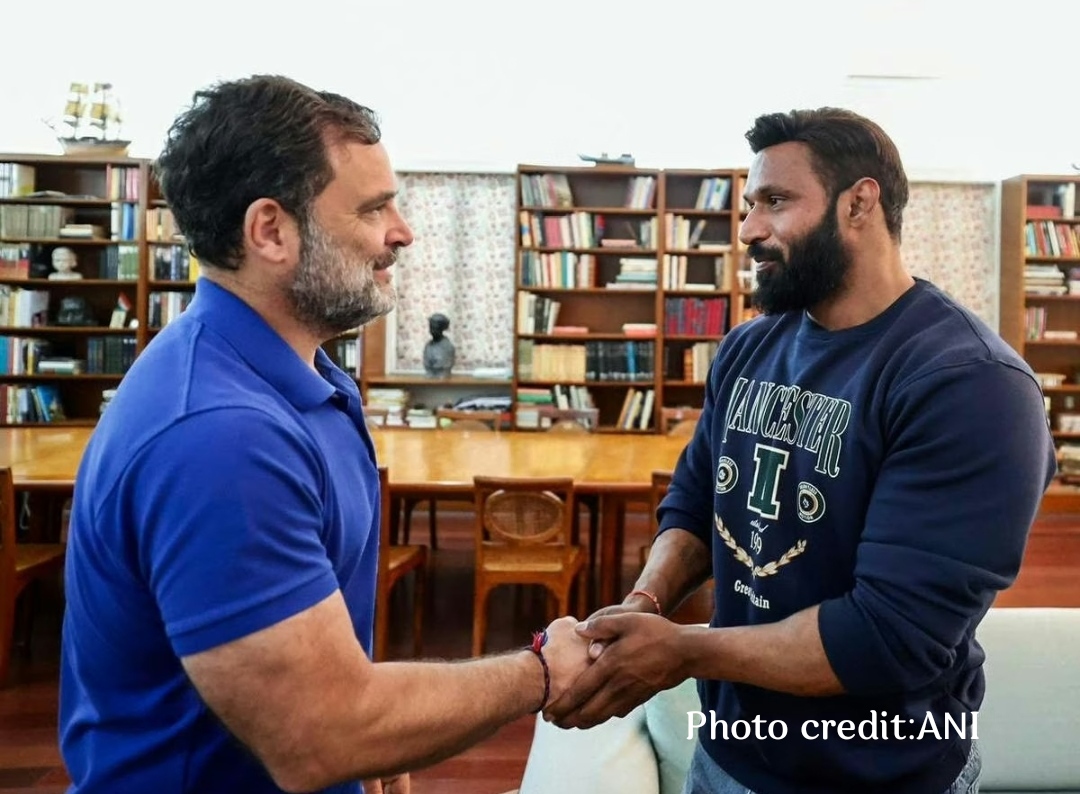 "دو بھائی، محبت کے سپاہی” راہل گاندھی کی ‘محمد’ دیپک سے ملاقات