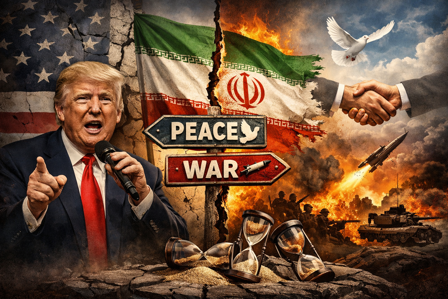 بدلتے بیانات، بدلتی دنیا — ٹرمپ اور ایران کا بیانیہ