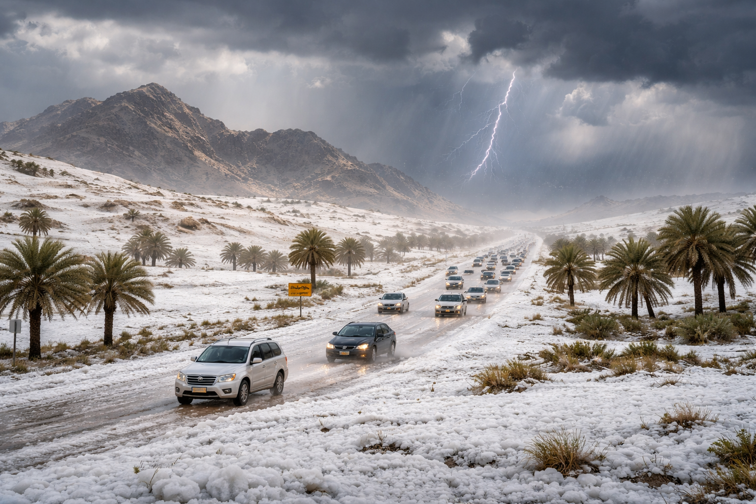 مشرقِ وسطیٰ میں غیر معمولی طوفان