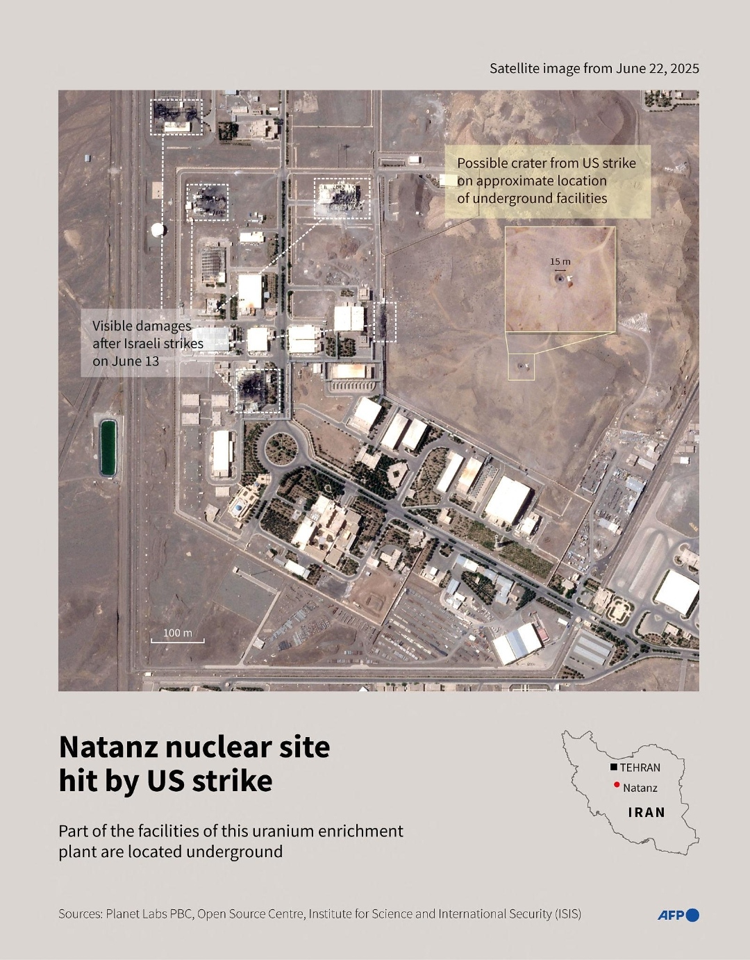 نتنز جوہری تنصیب محفوظ، تابکاری کا کوئی اخراج نہیں — ایران