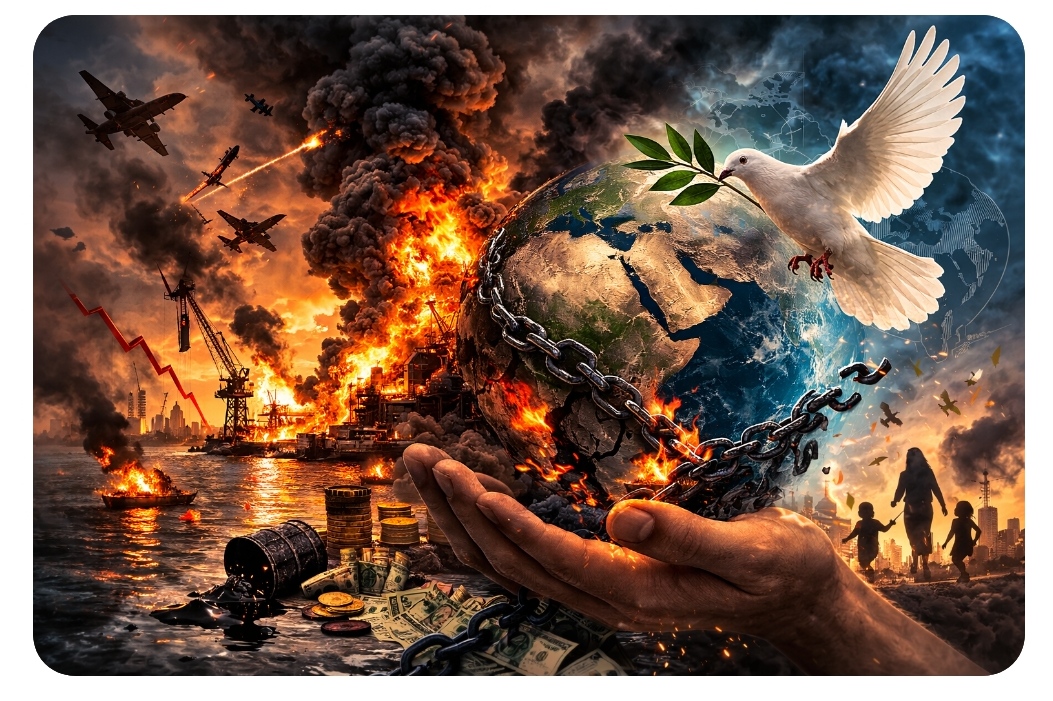 جب امن کے دعوے بارود میں ڈوب جائیں