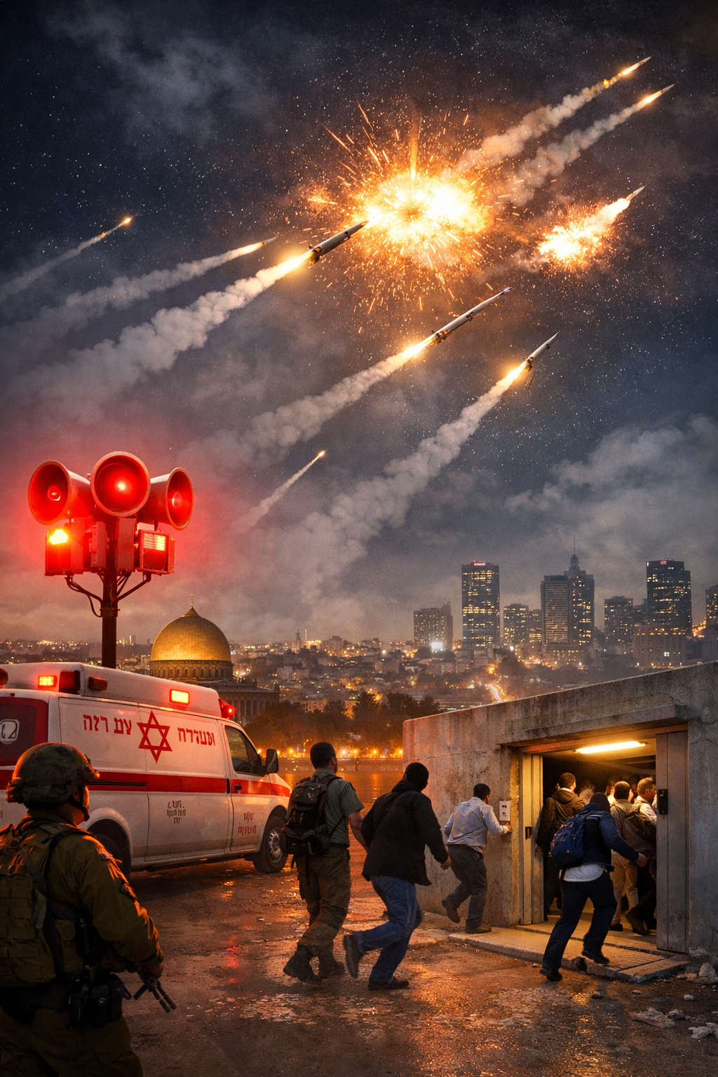 اسرائیل پر ایرانی میزائل حملے کا خطرہ — پورے ملک میں ہنگامی سائرن