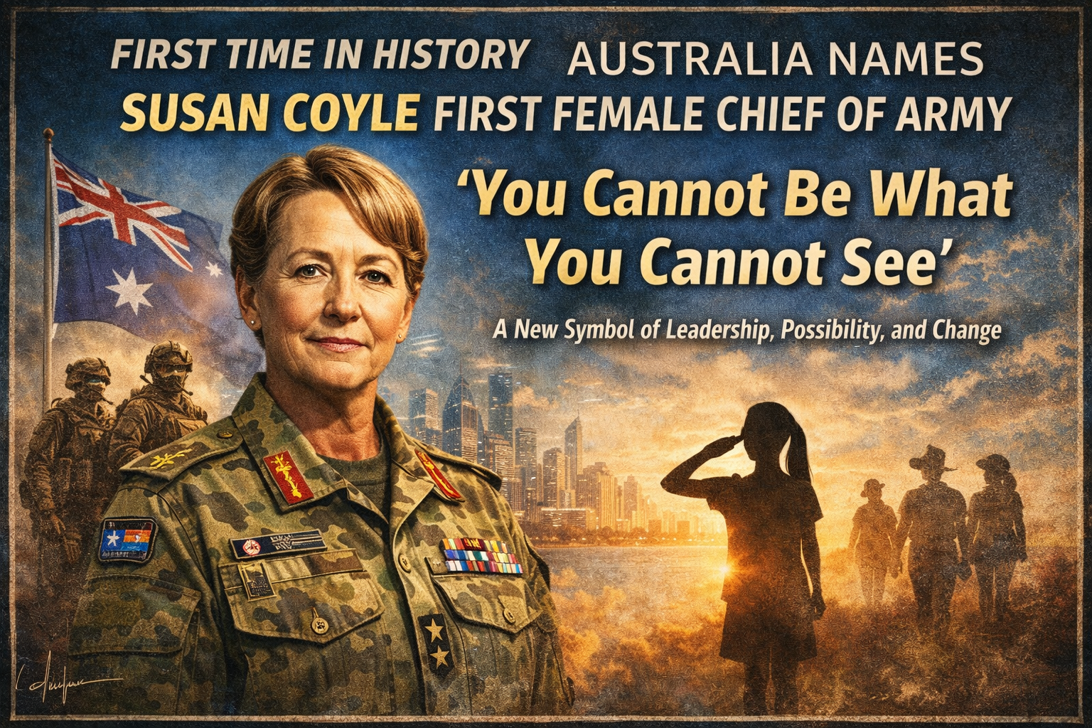 آسٹریلیا میں پہلی بار ایک خاتون کو بری فوج کی سربراہی سونپنے کا اعلان
