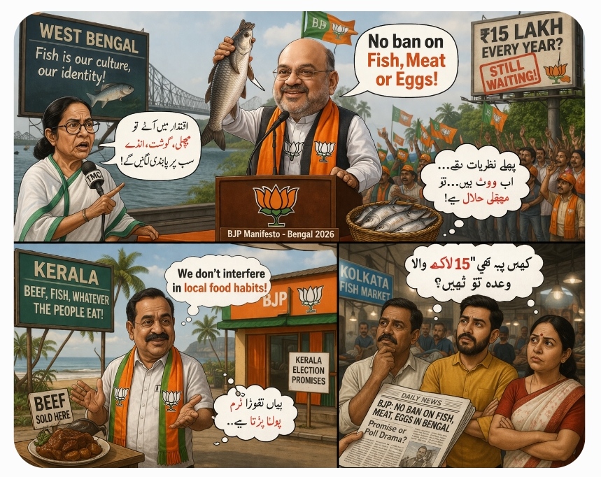 مچھلی کی سیاست — کل تک حرام، آج انتخابی حلال؟