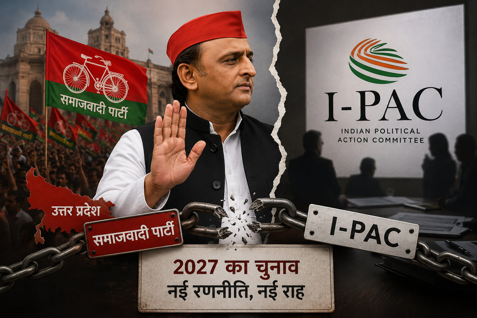 اکھلیش یادو نے I-PAC سے راہیں جدا کر لیں