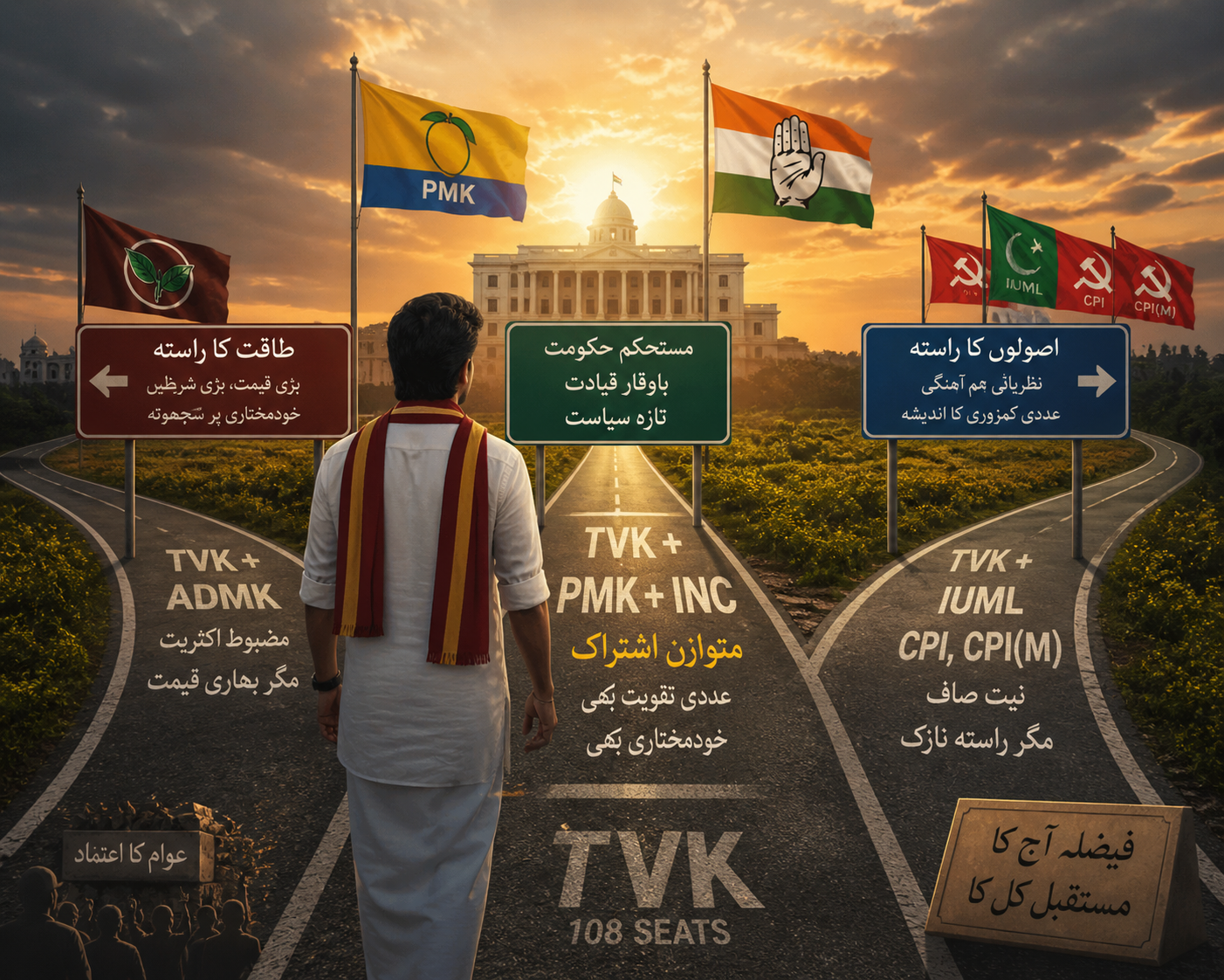 تمل ناڈو انتخابات:&nbsp; معلق اسمبلی کی عددی طاقت کیسے پوری ہوگی