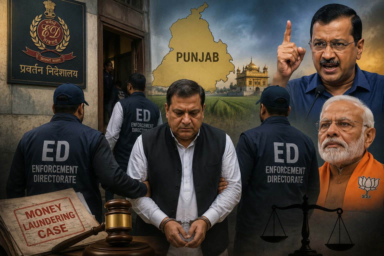 پنجاب کے وزیرِ صنعت سنجیو ارورہ کو ED نے کیا گرفتار: کیجروال کا سخت بیان
