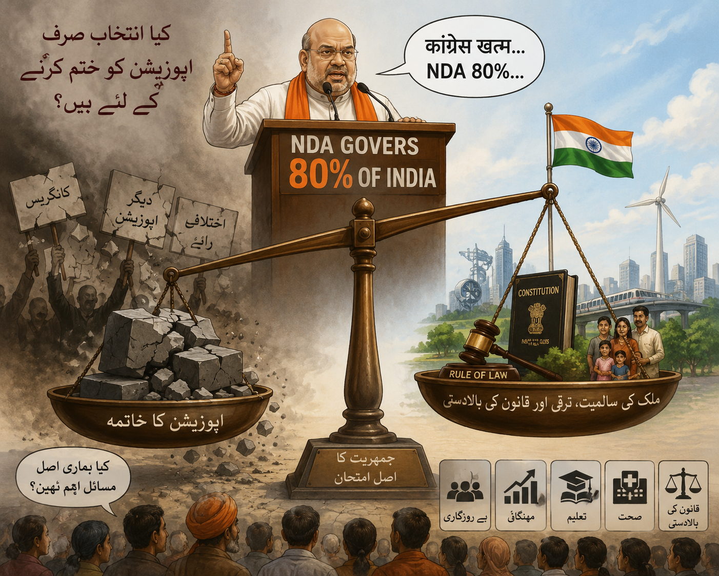 کیا انتخابات کا مقصد صرف اپوزیشن کا خاتمہ کرنا ہے